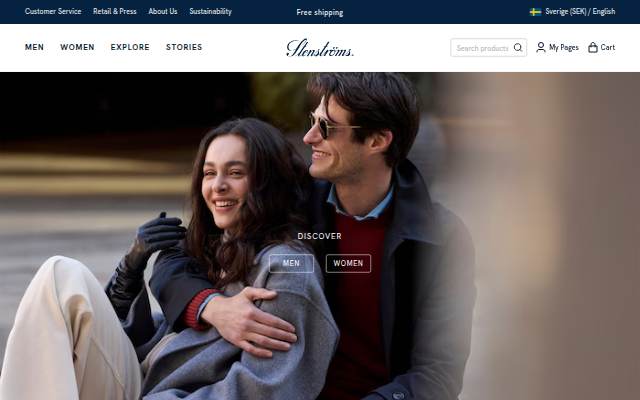 Stenströms Official Website: Premium Shirts, Knitwear &amp; Accessories storefront