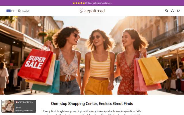 Stepoftread storefront