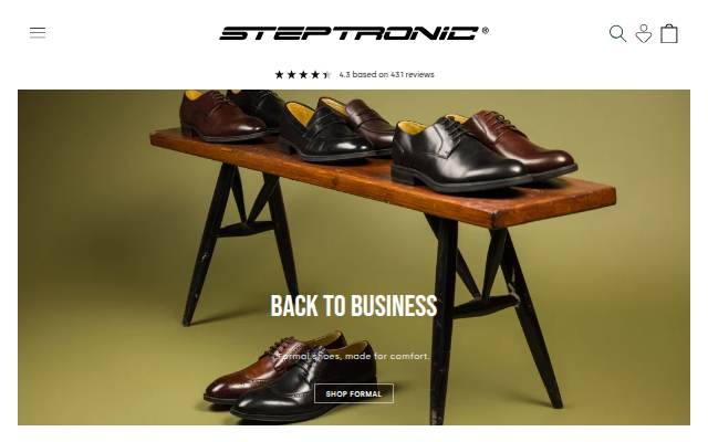 Steptronic Footwear storefront