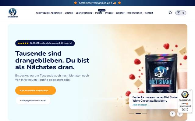 Startseite von Sterrenstof Europe
