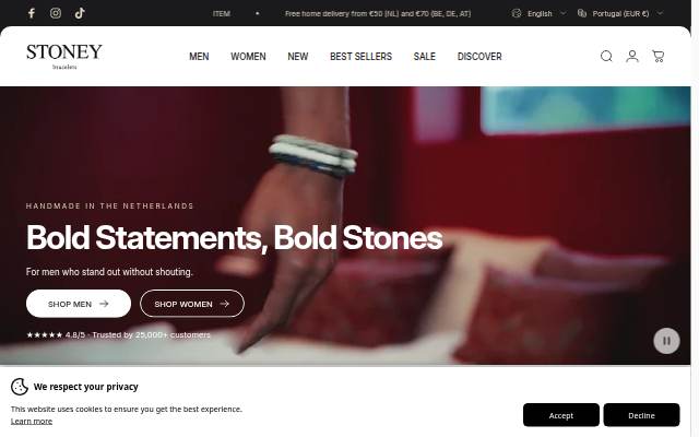 Stoney Bracelets storefront