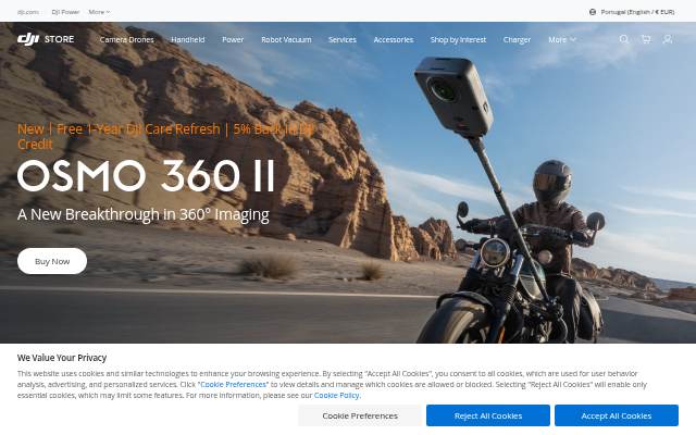 DJI Store storefront