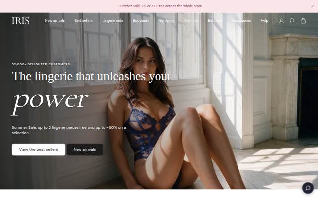 IRIS LINGERIE storefront