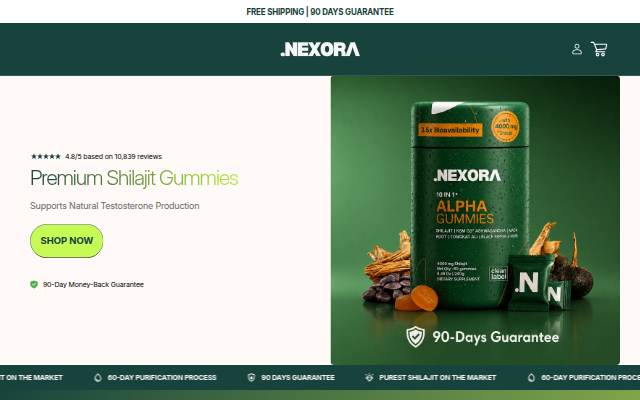 Montra da Store Nexora