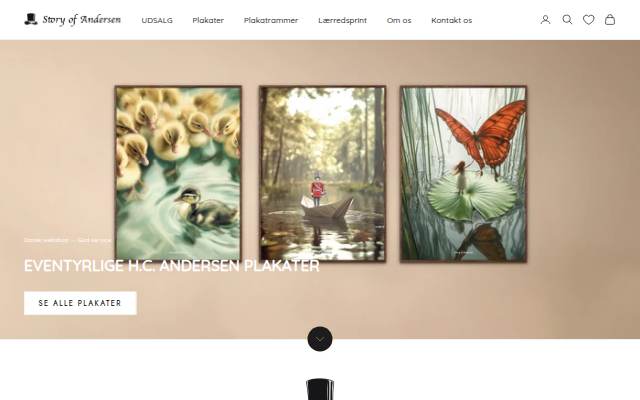 Story of Andersen storefront