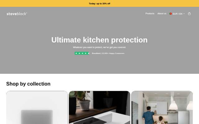 Stoveblock® storefront