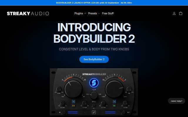 Streaky Audio storefront