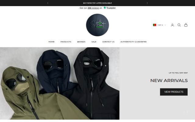 Startseite von Street Vault