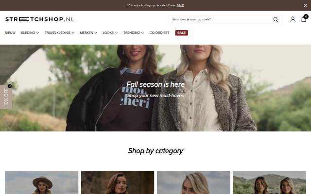 Stretchshop.nl storefront
