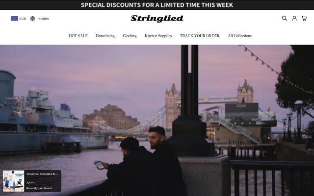 Stringlied storefront