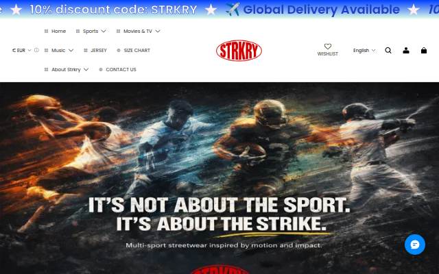 STRKRY storefront