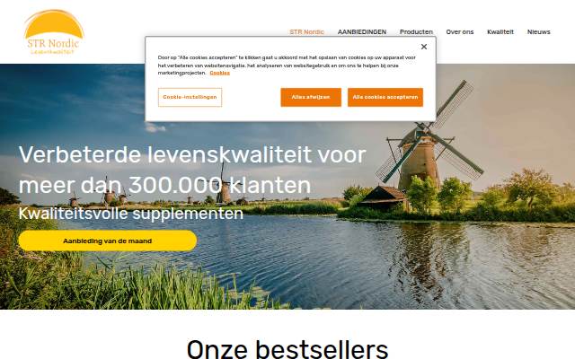 STR Nordic NL storefront
