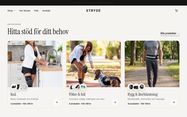 Vitrine de Stryde.se