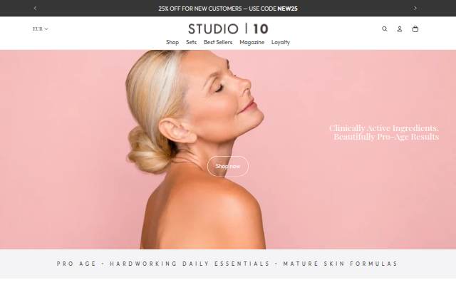 Studio10 Makeup storefront