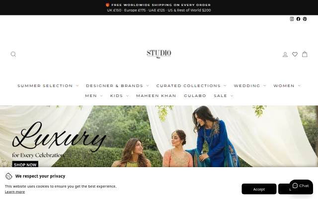 Studio by TCS storefront