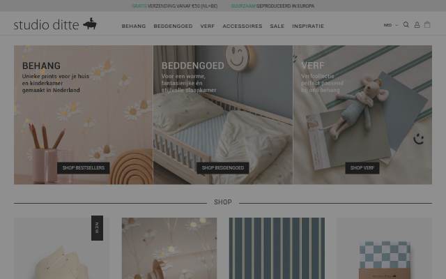 Studio Ditte: Home storefront