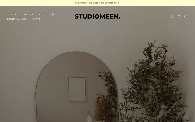 Studiomeen.de storefront