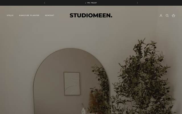 Studiomeen.DK storefront