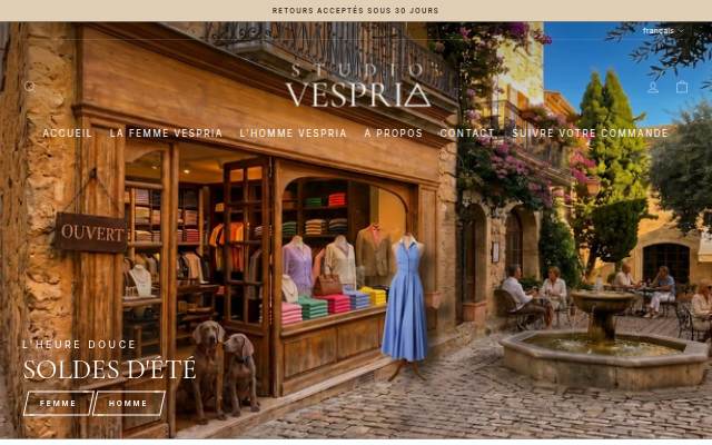 Studio Vespria storefront