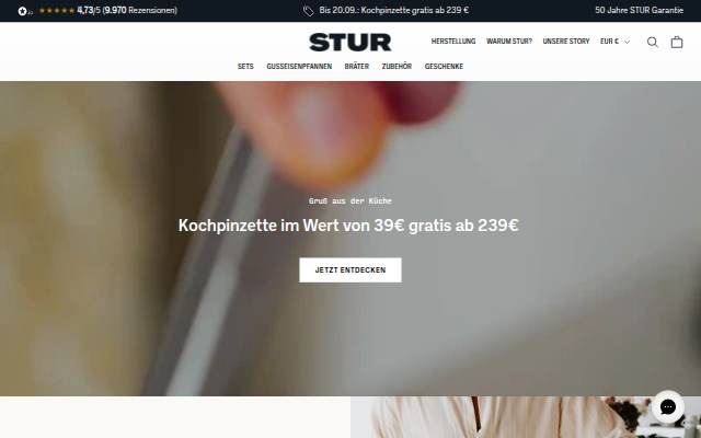 STUR storefront
