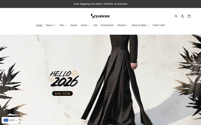 stylesock storefront