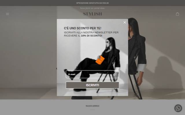 Stylish Moda storefront