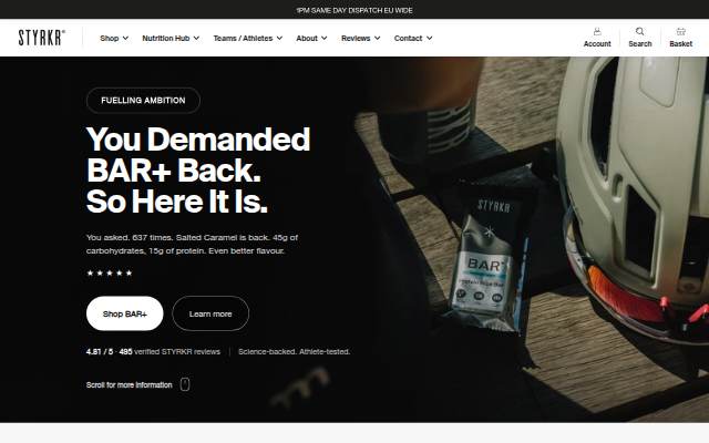 STYRKR storefront