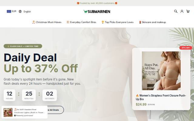 Submarinen storefront