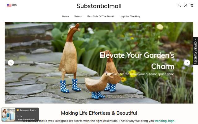 Vitrine de Substantialmall