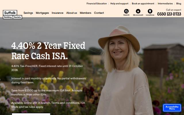 Startseite von Suffolk Building Society