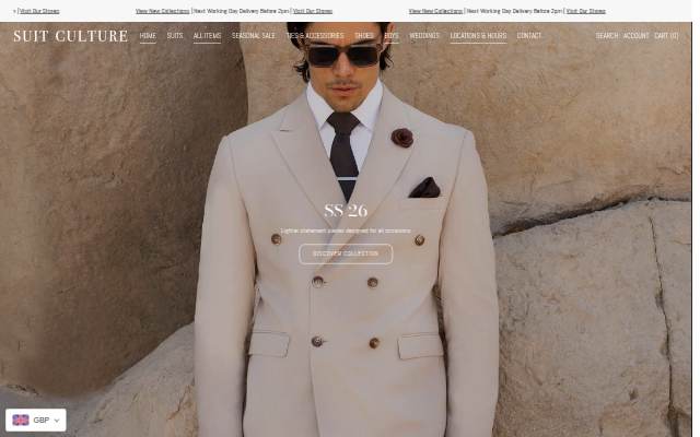 Suit Culture storefront