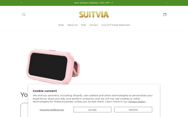 Suitvia storefront
