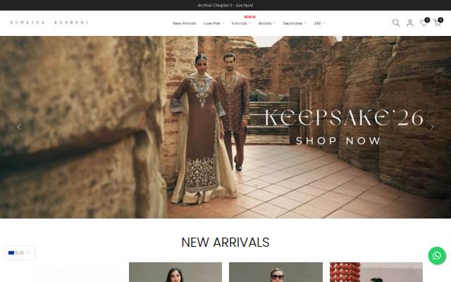 Sumaira Khanani storefront