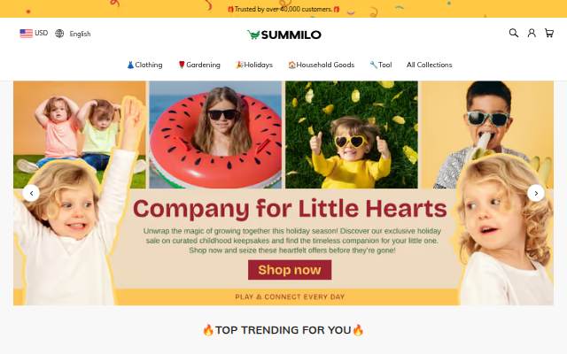 Summilo storefront