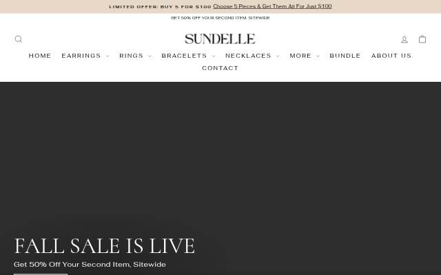 Sundelle storefront