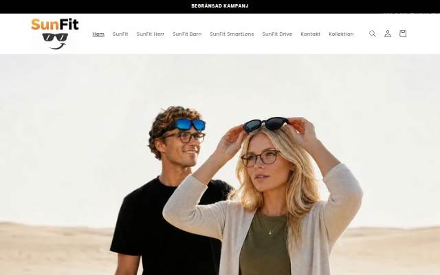 SunFit storefront
