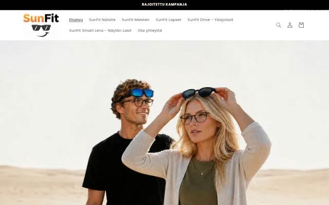 Startseite von SUNFIT FI