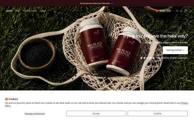 SUNNA FOODS storefront
