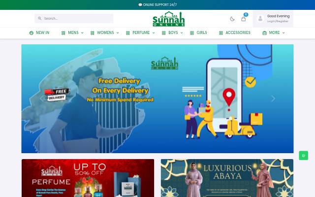 Sunnah UK storefront