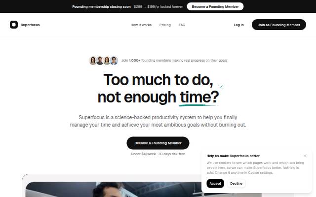 Superfocus storefront