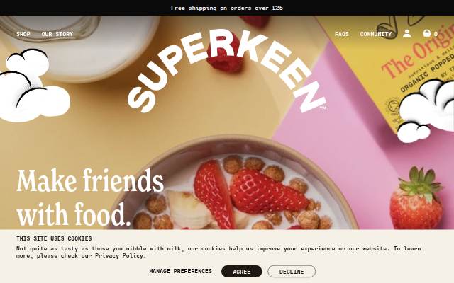 Superkeen storefront