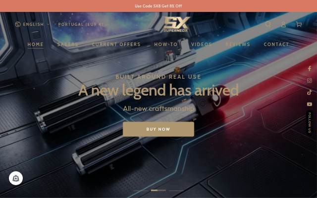 SUPERNEOX® storefront