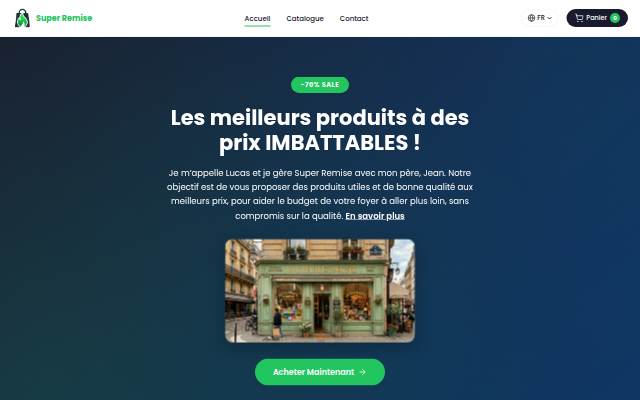 Super Remise storefront