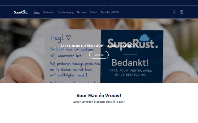 Superust storefront