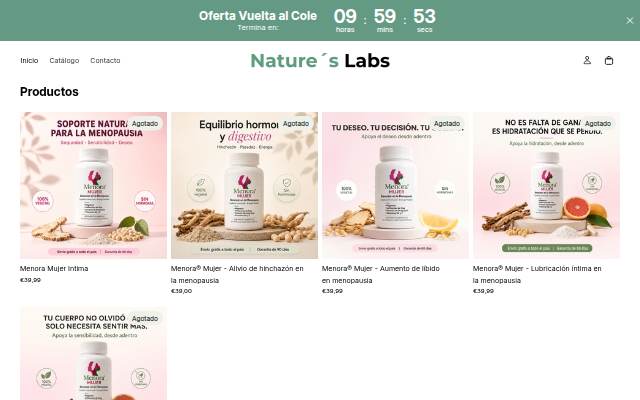 Menora Mujer storefront