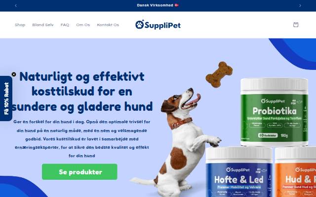 SuppliPet storefront