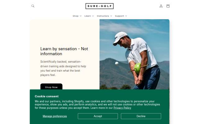 Sure-Golf storefront