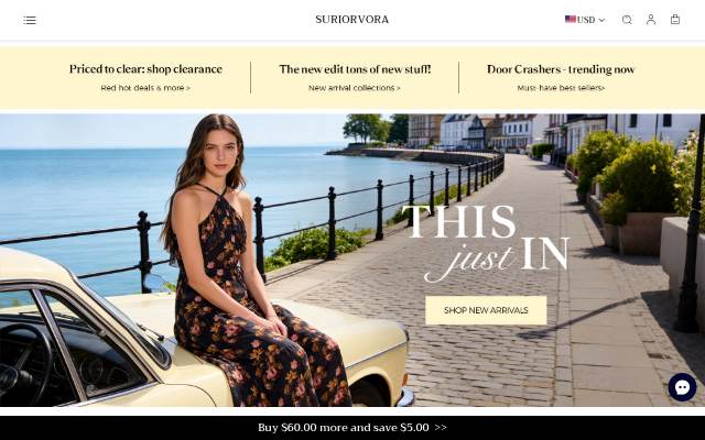 SURIORVORA storefront