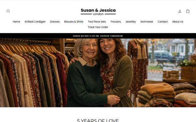Susan &amp; Jessica storefront