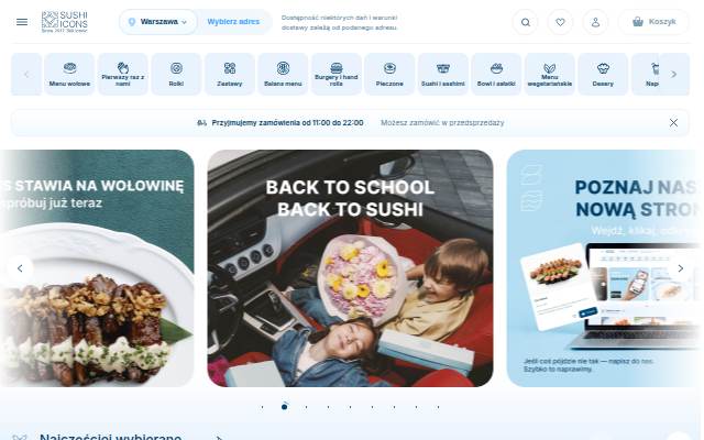 Sushi Icons storefront